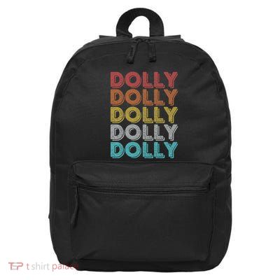 Vintage Retro Dolly 16 in Basic Backpack