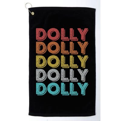 Vintage Retro Dolly Golf Towel