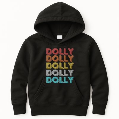 Vintage Retro Dolly Kids Hoodie