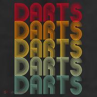 Vintage Retro Darts Trucker Hat