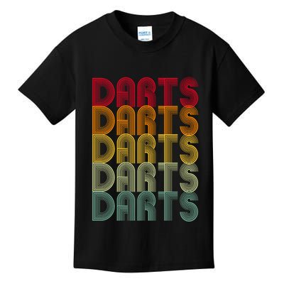 Vintage Retro Darts Kids T-Shirt