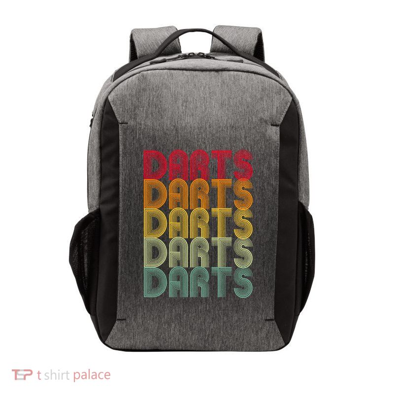 Vintage Retro Darts Vector Backpack