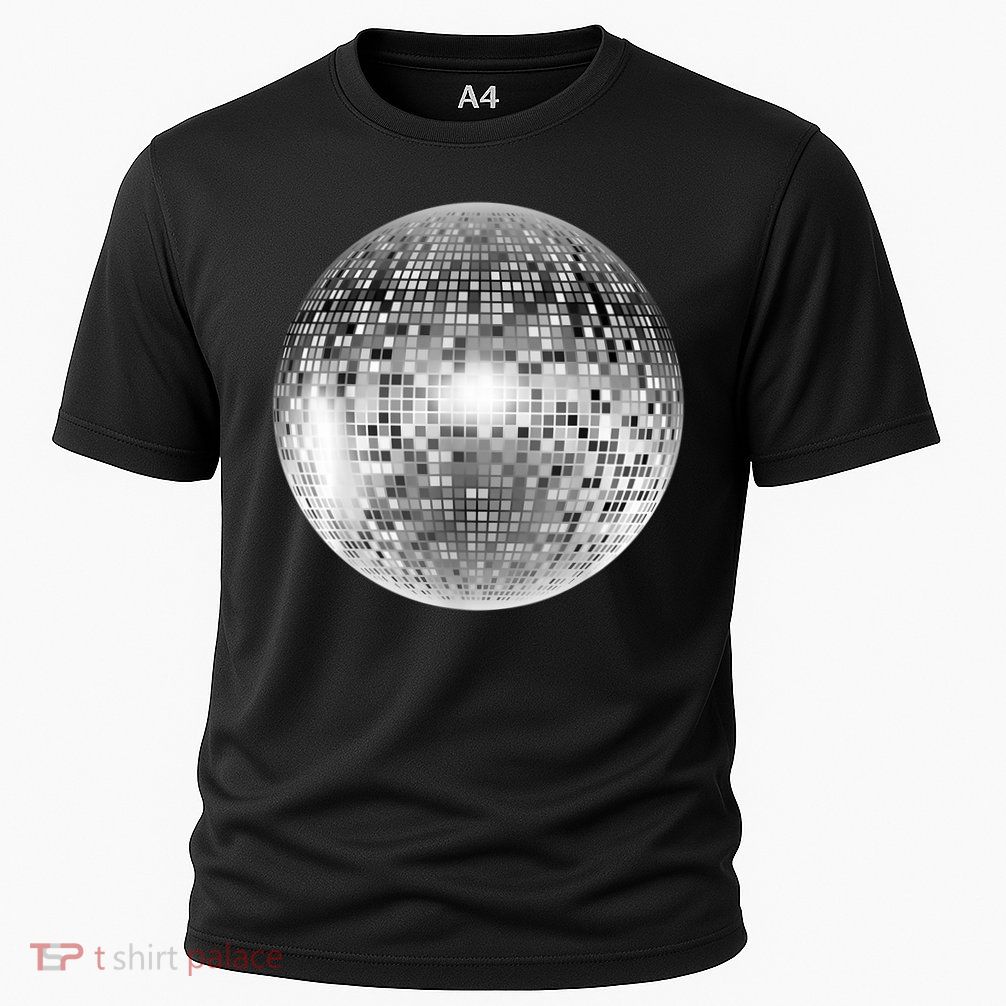 Vintage Retro Disco Ball Retro 1980s DJ Performance Shirt