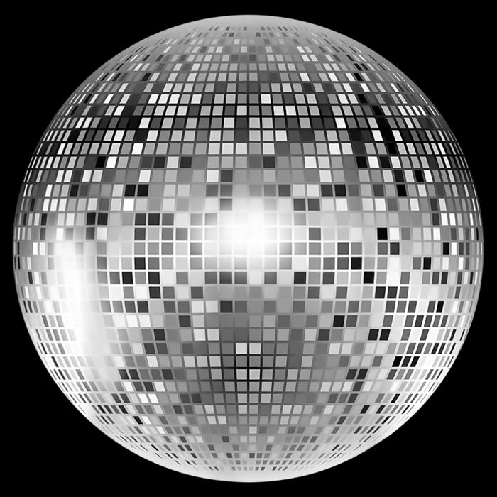 Vintage Retro Disco Ball Retro 1980s DJ Cooling Performance Crew T-Shirt
