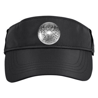 Vintage Retro Disco Ball Retro 1980s DJ Adult Drive Performance Visor