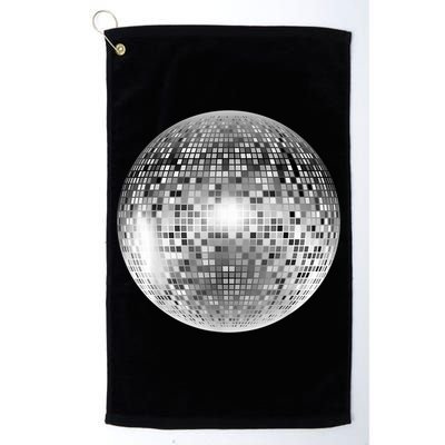 Vintage Retro Disco Ball Retro 1980s DJ Golf Towel