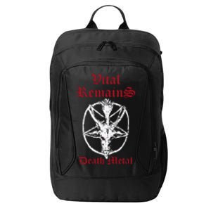 Vital Remains Death Metal City Backpack