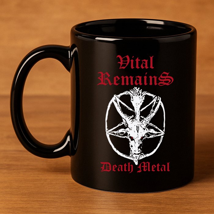 Vital Remains Death Metal 11oz C Handle Ceramic Mug