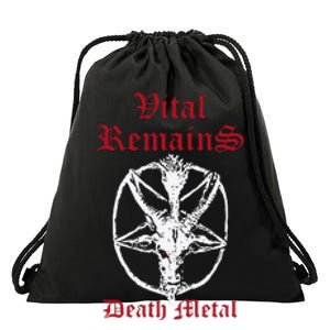 Vital Remains Death Metal Drawstring Bag