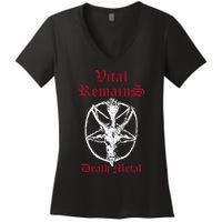 Vital Remains Death Metal Women's V-Neck T-Shirt