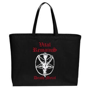 Vital Remains Death Metal Cotton Canvas Jumbo Tote