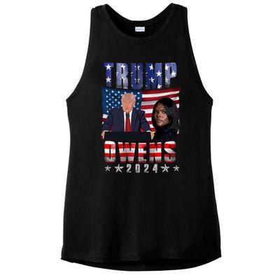 Vote Republican Donald Trump Candace Owens 2024 Election Ladies PosiCharge Tri-Blend Wicking Tank