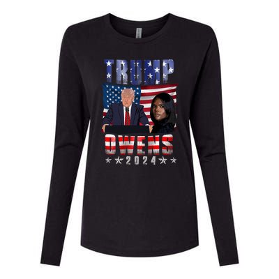 Vote Republican Donald Trump Candace Owens 2024 Election Womens Cotton Relaxed Long Sleeve T-Shirt