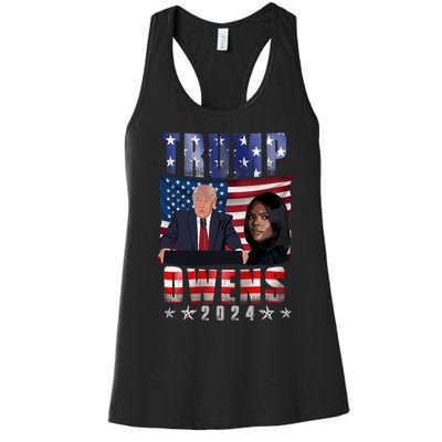 Vote Republican Donald Trump Candace Owens 2024 Election Women's Racerback Tank