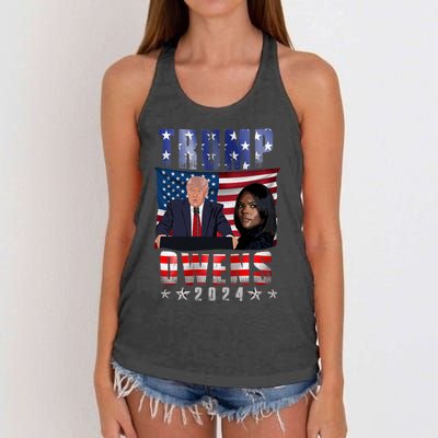 Vote Republican Donald Trump Candace Owens 2024 Election Women's Knotted Racerback Tank