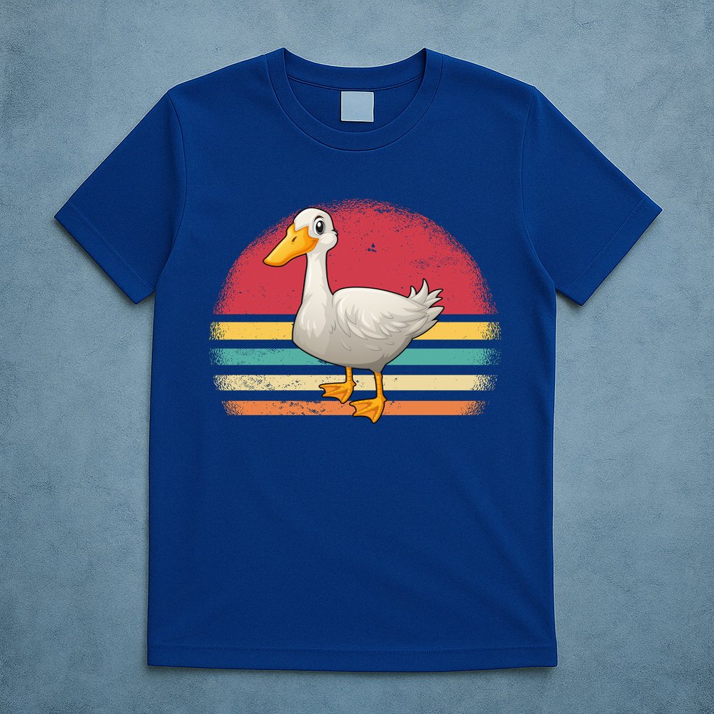 Vintage Retro Duck Gift T-Shirt