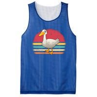 Vintage Retro Duck Gift Mesh Reversible Basketball Jersey Tank