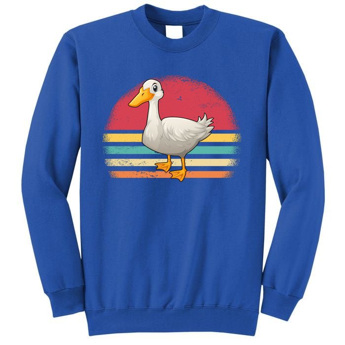 Vintage Retro Duck Gift Tall Sweatshirt