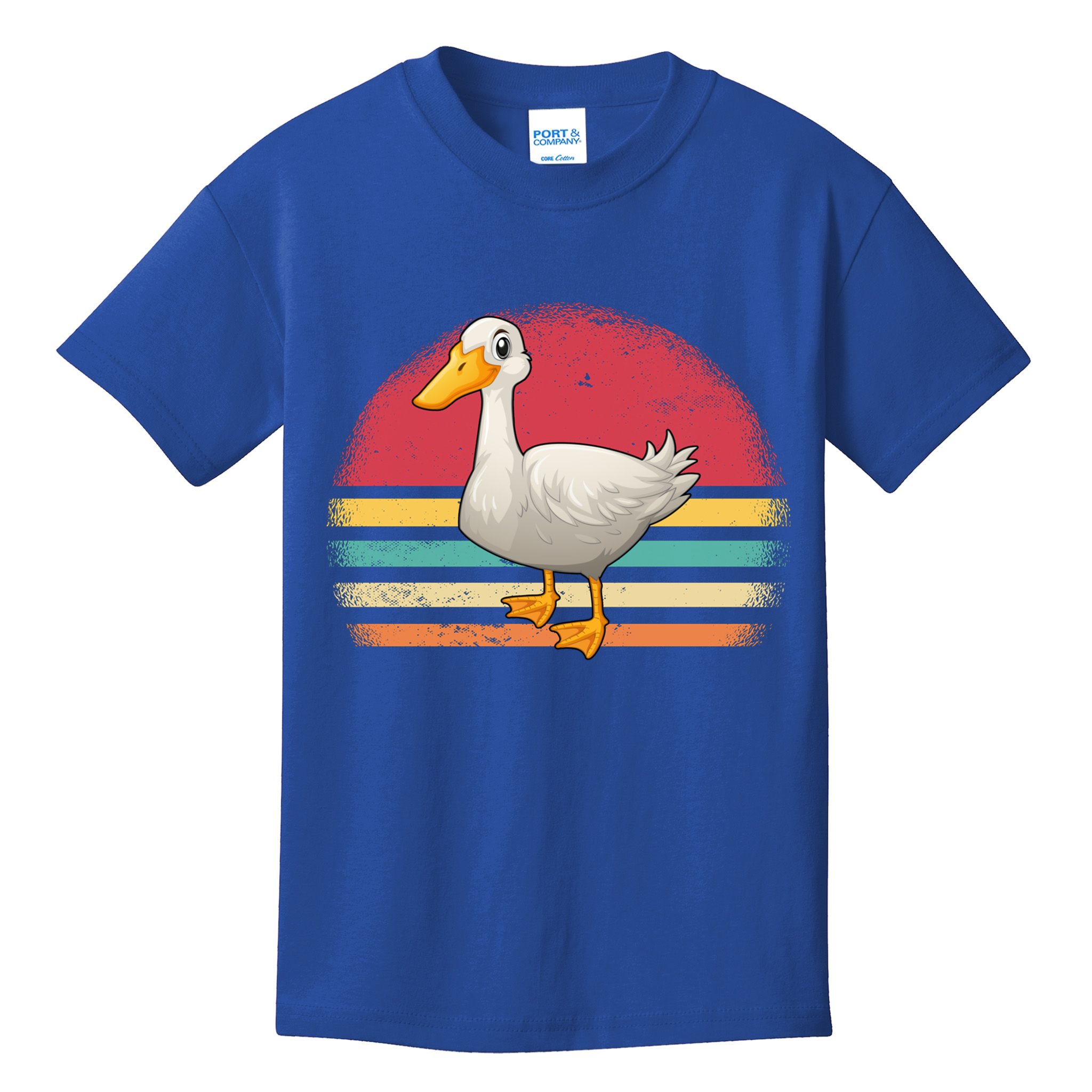 Vintage Retro Duck Gift Kids T-Shirt