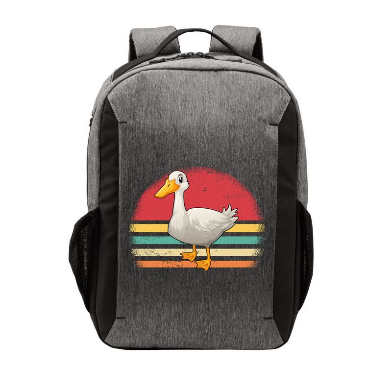 Vintage Retro Duck Gift Vector Backpack