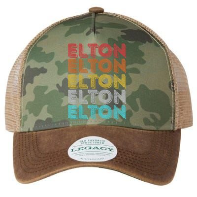 Vintage Retro Elton Legacy Tie Dye Trucker Hat