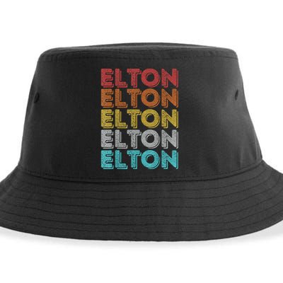 Vintage Retro Elton Sustainable Bucket Hat