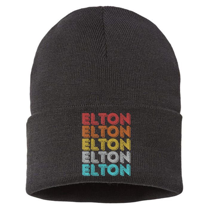 Vintage Retro Elton Sustainable Knit Beanie