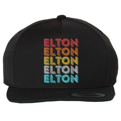 Vintage Retro Elton Wool Snapback Cap