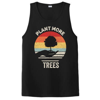 Vintage Retro Earth Day Plant More Trees Shirt Environment PosiCharge Competitor Tank