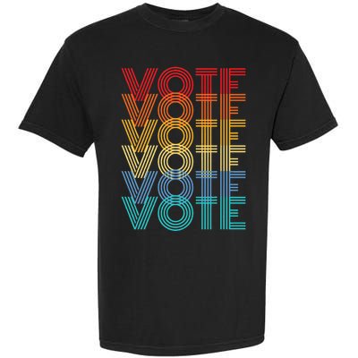 Vote Retro Election Voter Garment-Dyed Heavyweight T-Shirt