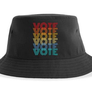 Vote Retro Election Voter Sustainable Bucket Hat