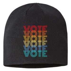 Vote Retro Election Voter Sustainable Beanie