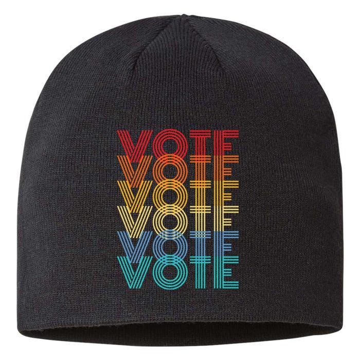 Vote Retro Election Voter Sustainable Beanie