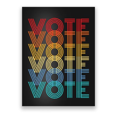 Vote Retro Election Voter Poster