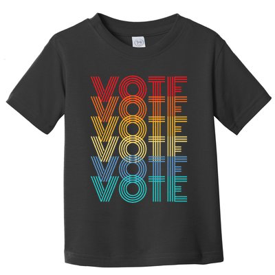 Vote Retro Election Voter Toddler T-Shirt