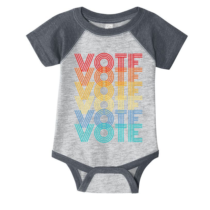 Vote Retro Election Voter Infant Baby Jersey Bodysuit
