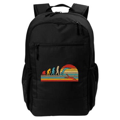 Vintage Retro Evolution Funny Swimmer Swimmer Swim Lover Backpack