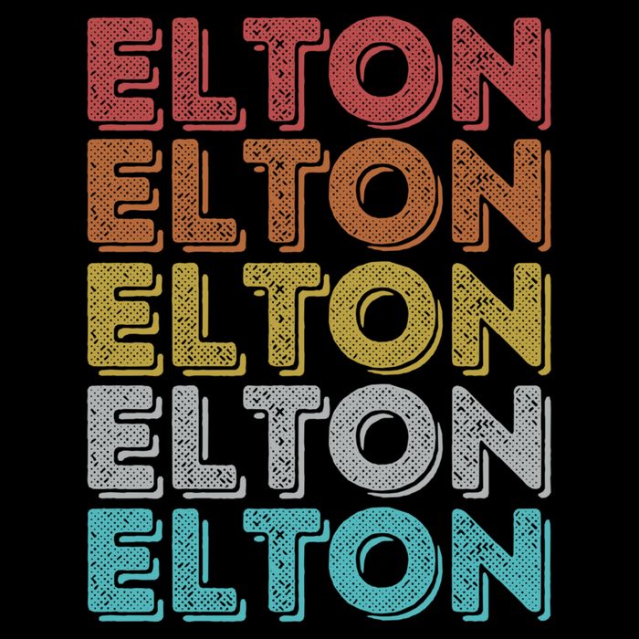 Vintage Retro Elton Gift Bucket Hat