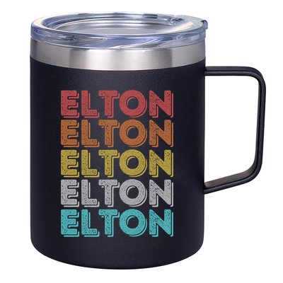 Vintage Retro Elton Gift 12oz Stainless Steel Coffee Mug