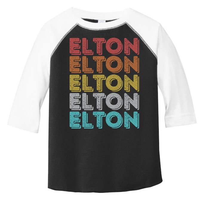 Vintage Retro Elton Gift Toddler Fine Jersey T-Shirt