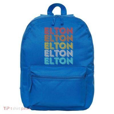 Vintage Retro Elton Gift 16 in Basic Backpack