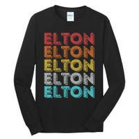 Vintage Retro Elton Tall Long Sleeve T-Shirt