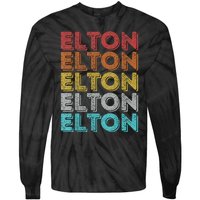 Vintage Retro Elton Tie-Dye Long Sleeve Shirt