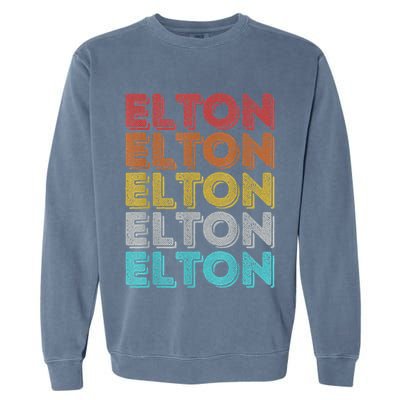 Vintage Retro Elton Garment-Dyed Sweatshirt