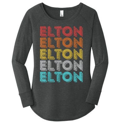 Vintage Retro Elton Women's Perfect Tri Tunic Long Sleeve Shirt