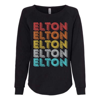 Vintage Retro Elton Womens California Wash Sweatshirt