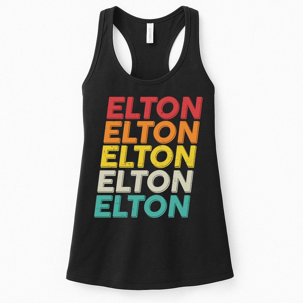 Vintage Retro Elton Womens Tank Top