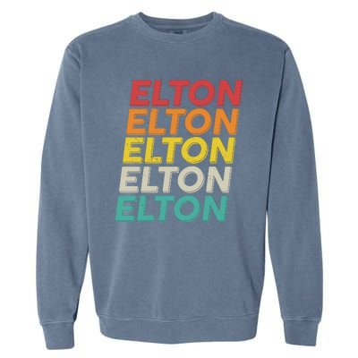 Vintage Retro Elton Garment-Dyed Sweatshirt