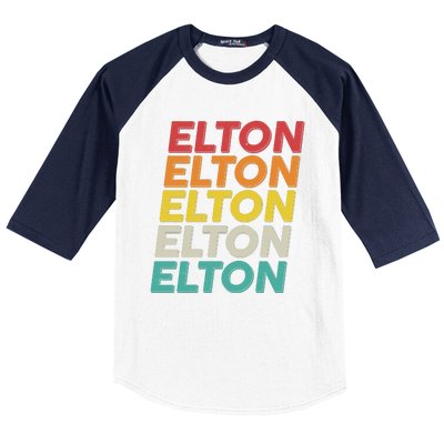 Vintage Retro Elton Baseball Sleeve Shirt