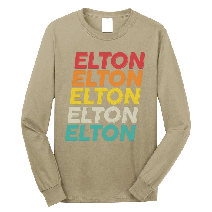 Vintage Retro Elton Long Sleeve Shirt